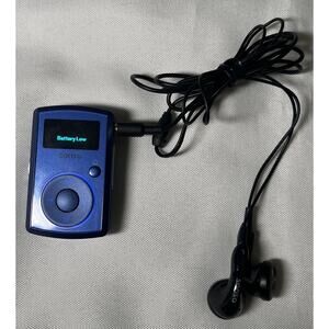 SanDisk Sansa Clip MP3 Player 2GB Digital Media Blue Tested Working w/ Headphone